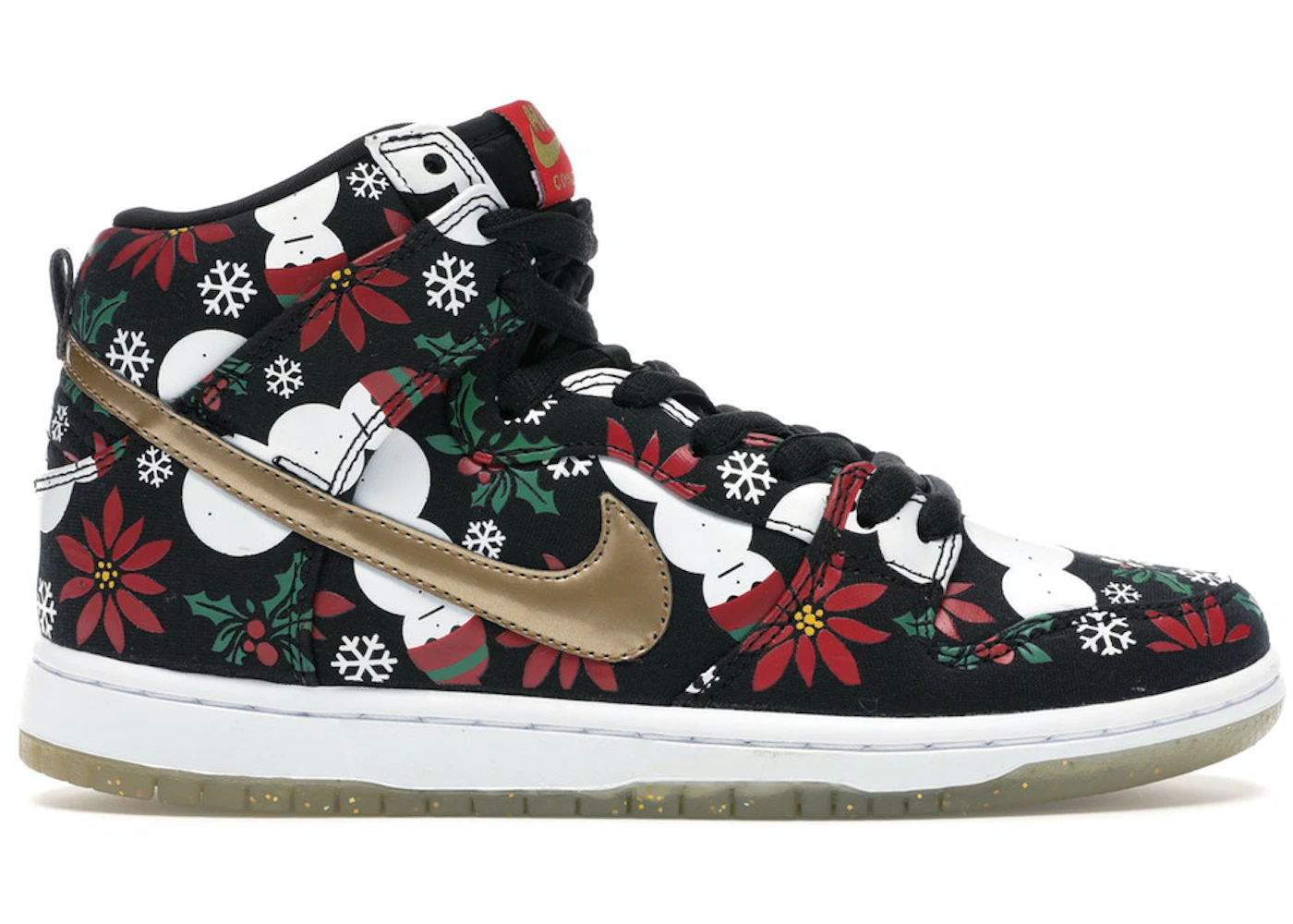 Nike SB Dunk High Concepts Ugly Christmas Sweater Black (Special Box)