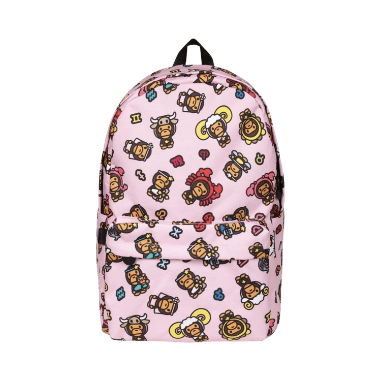 BAPE Baby Milo Store Milo And Friends Large Backpack 'Pink'