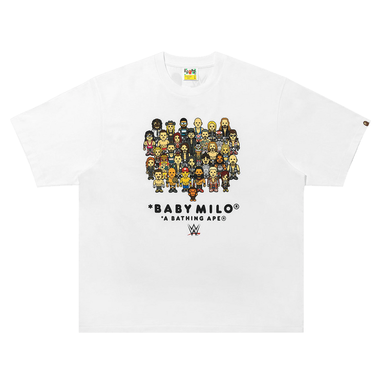 BAPE x WWE Wrestlers Baby Milo Relaxed Fit Tee 'White'