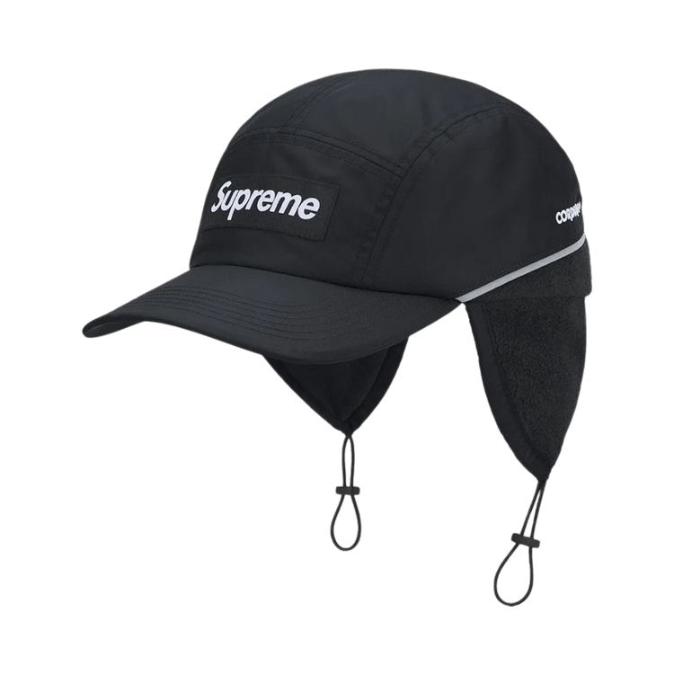 Supreme Polartec Lined Packable Earflap Camp Cap 'Black'