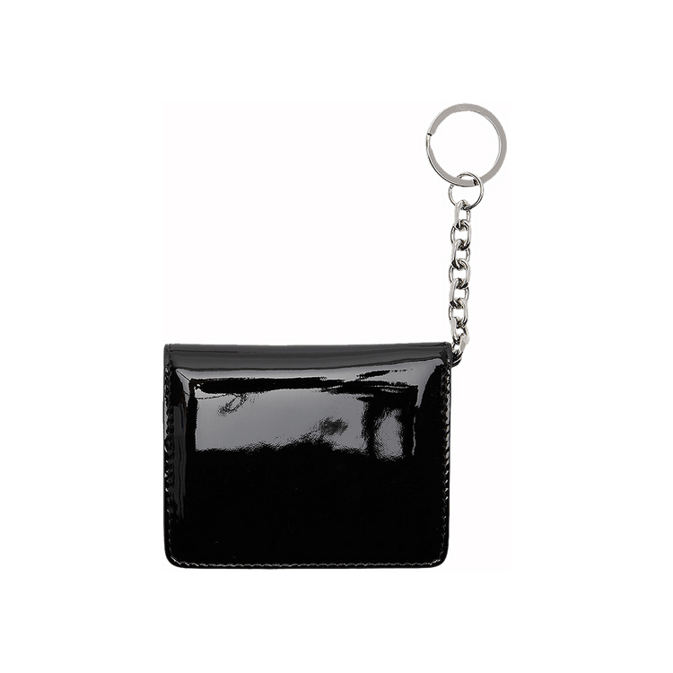 Maison Margiela Patent Keyring Card Holder 'Black'