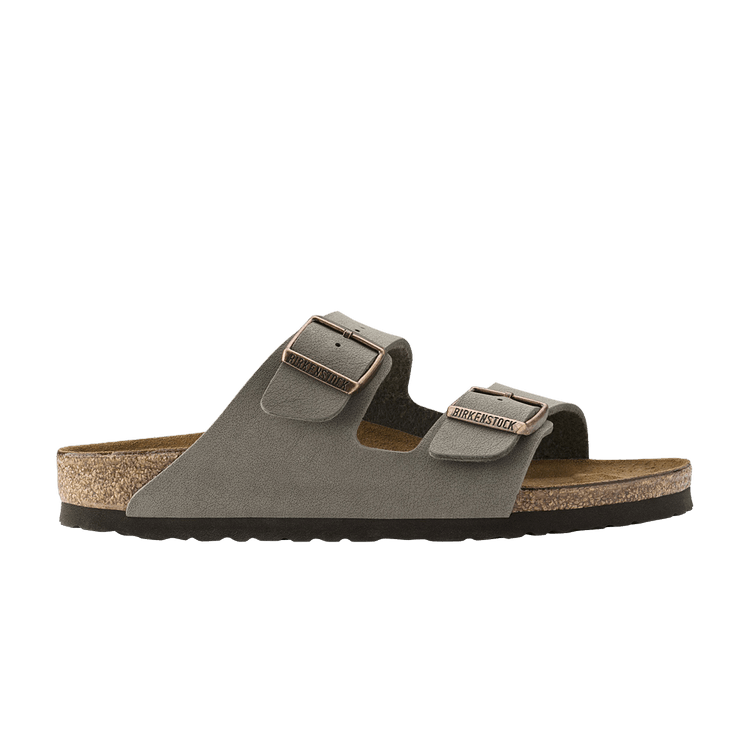 Birkenstock Arizona Birkibuc Narrow 'Stone'