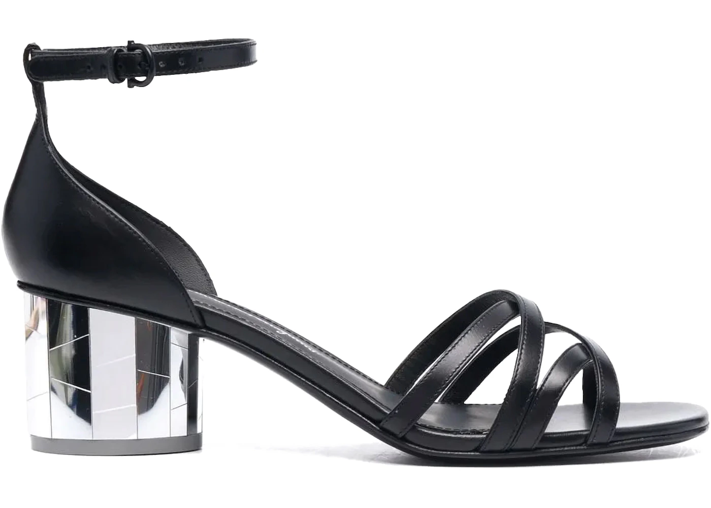 Ferragamo Strap-Detail Open-Toe Sandals Black (Women's)