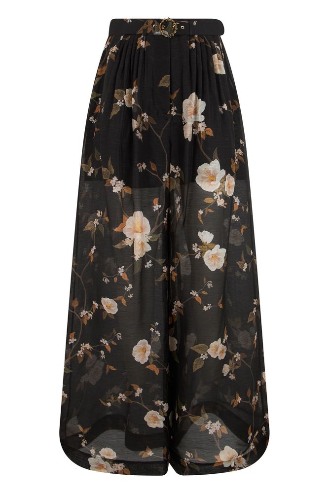 Zimmermann Floral Wide-Leg Pants