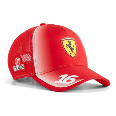 PUMA Scuderia Ferrari Replica Leclerc Trucker Hat 'PUMA Red'