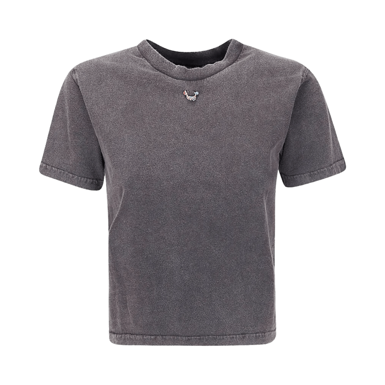 Ottolinger Pierced Fitted T-Shirt 'Black Wash'
