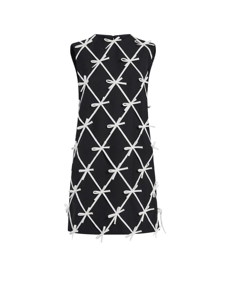 Moschino Bow Trim Sleeveless Dress