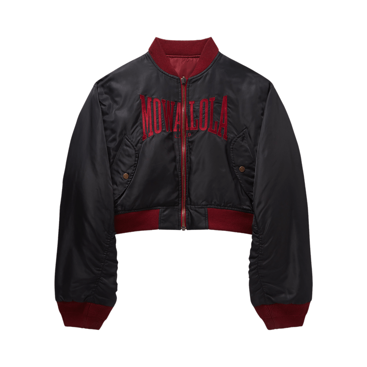 Mowalola Tyson Bomber Jacket 'Black'