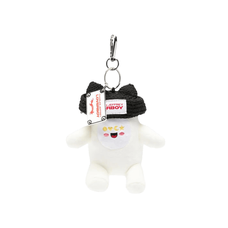 Charles Jeffrey Loverboy Gromlin Plush Keyring 'Black/White'