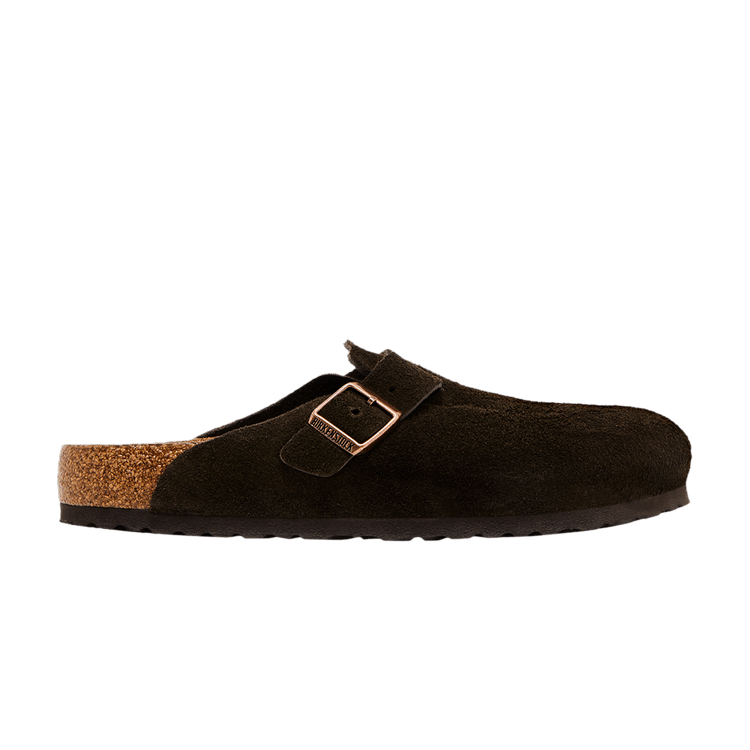 Birkenstock Boston Soft Footbed Suede 'Mocha'