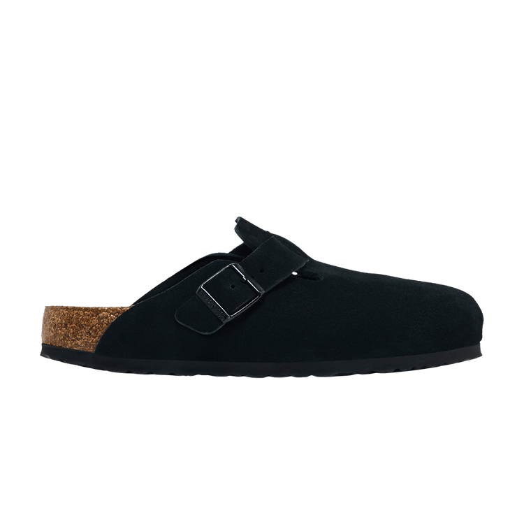Birkenstock Boston Soft Footbed Narrow 'Black'