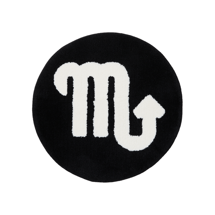 GOAT x Gallery 1950 Horoscope Scorpio Rug Black/White
