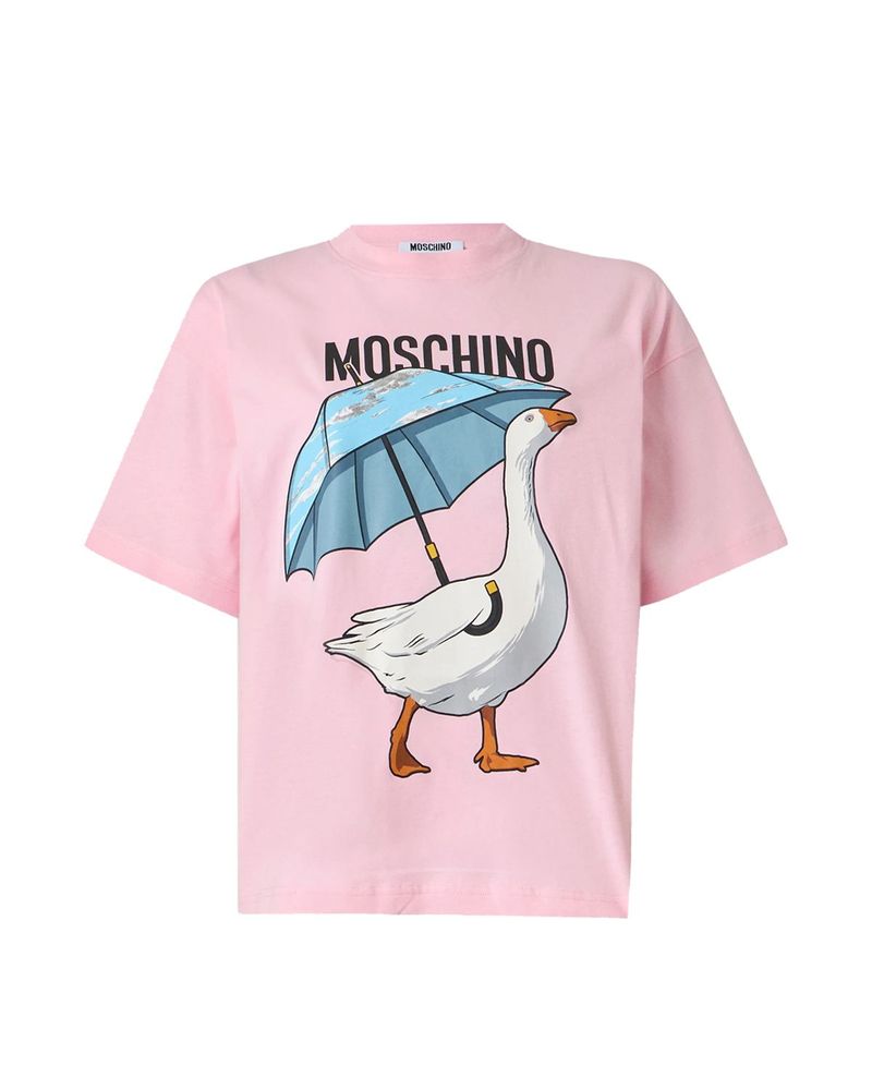 Moschino Goose Print Oversized T-Shirt