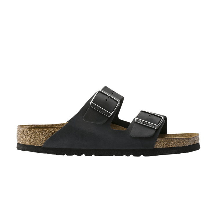 Birkenstock Arizona Soft Footbed Oiled Leather 'Black'