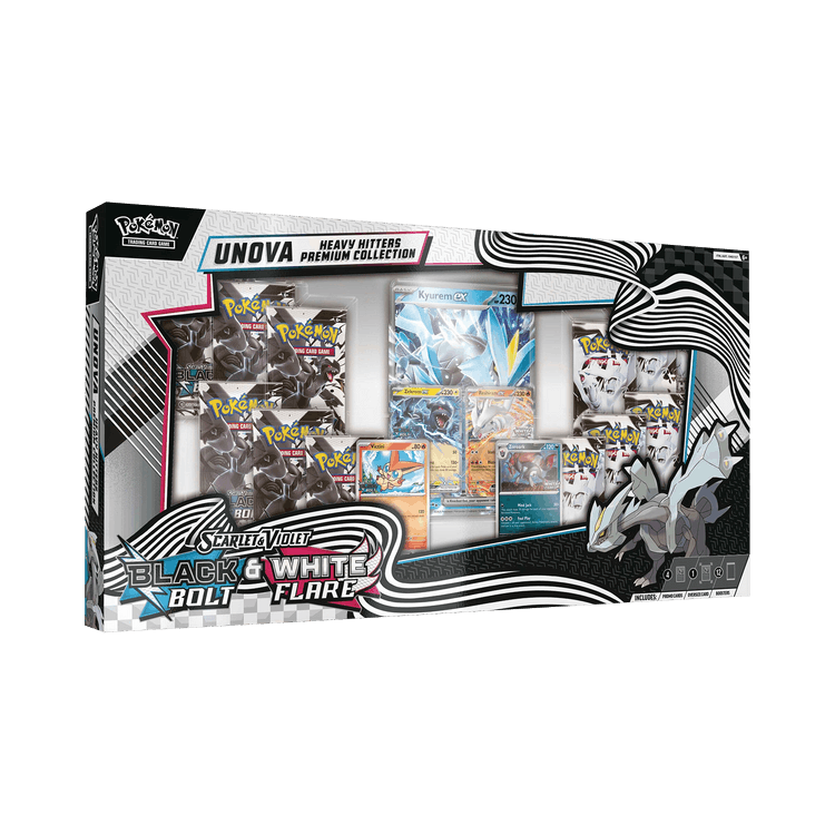 Pokémon Scarlet & Violet: Black Bolt & White Flare Unova Heavy Hitters Premium Collection