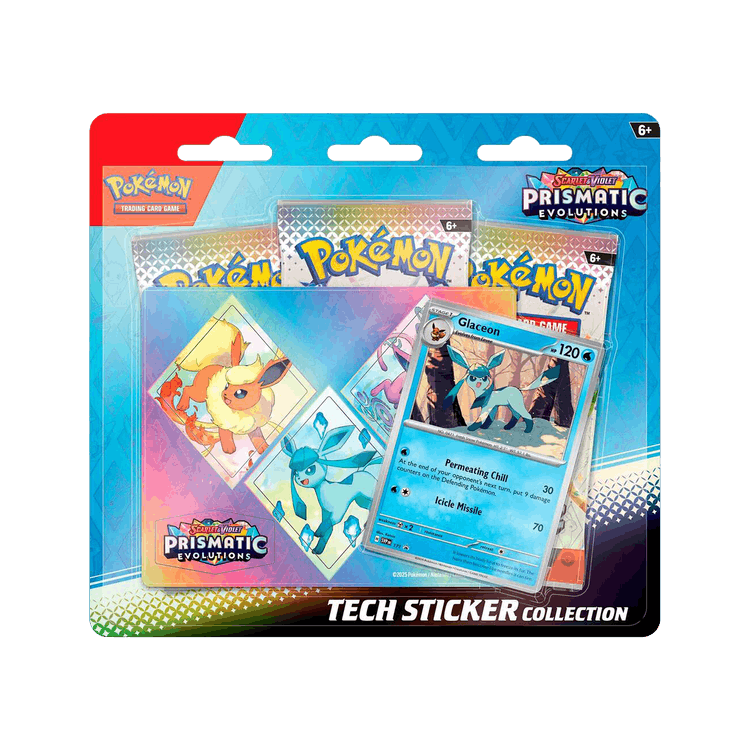 Pokèmon Scarlet & Violet: Prismatic Evolutions Tech Sticker Collection 'Glaceon'