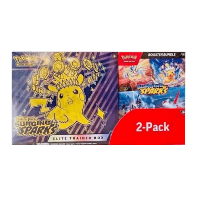 Pokémon Scarlet & Violet: Surging Sparks Elite Trainer Box + Booster Bundle (Costco)