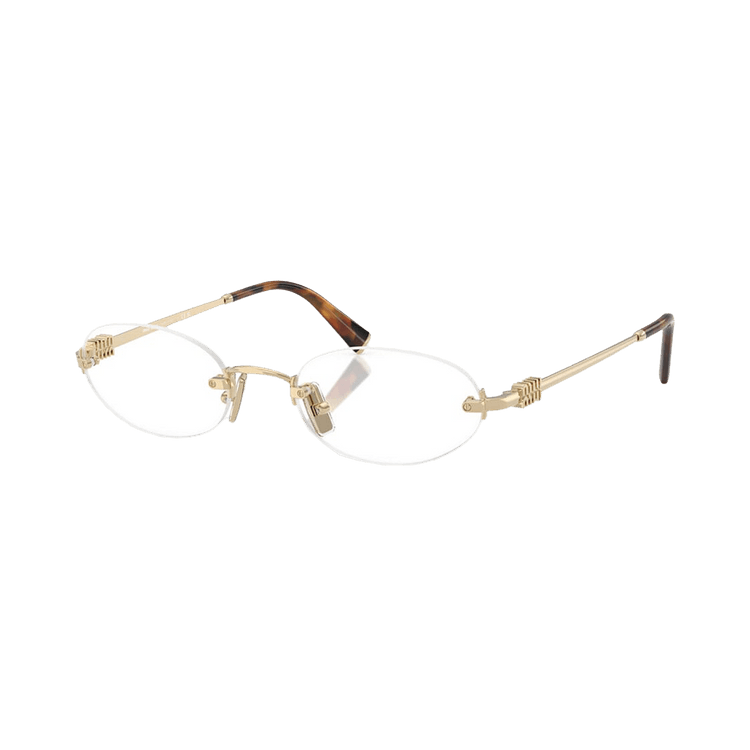 Miu Miu Frameless Optical Glasses 'Brown'