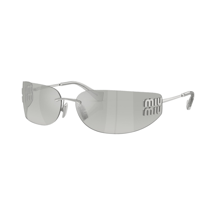 Miu Miu Frameless Sunglasses 'Silver'