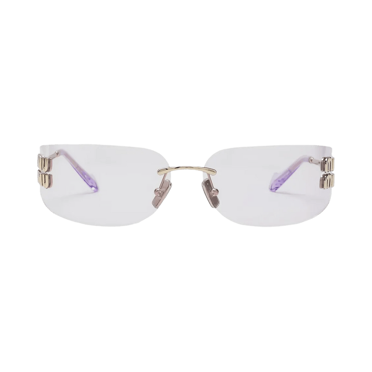Miu Miu Frameless Sunglasses 'Purple'