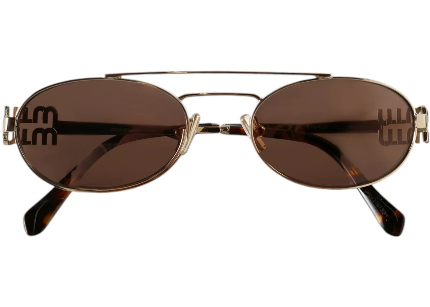 Miu Miu Women's Logo Sunglasses Tobacco