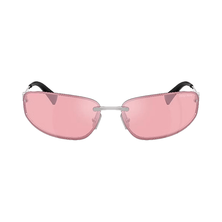 Miu Miu Logo Nocturne Sunglasses 'Mirror Lilac'