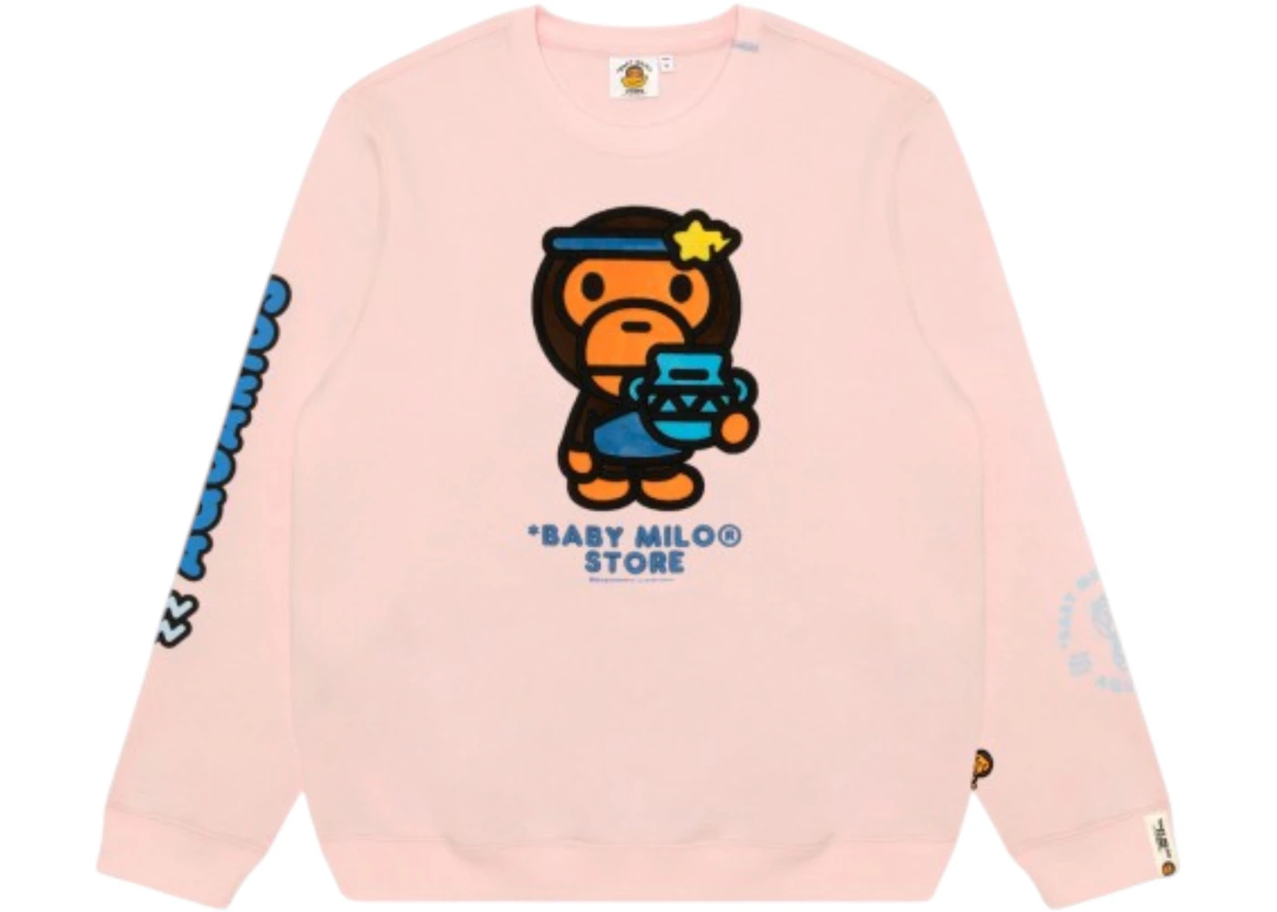 BAPE Baby Milo Regular Fit Sweatshirt Pale Pink
