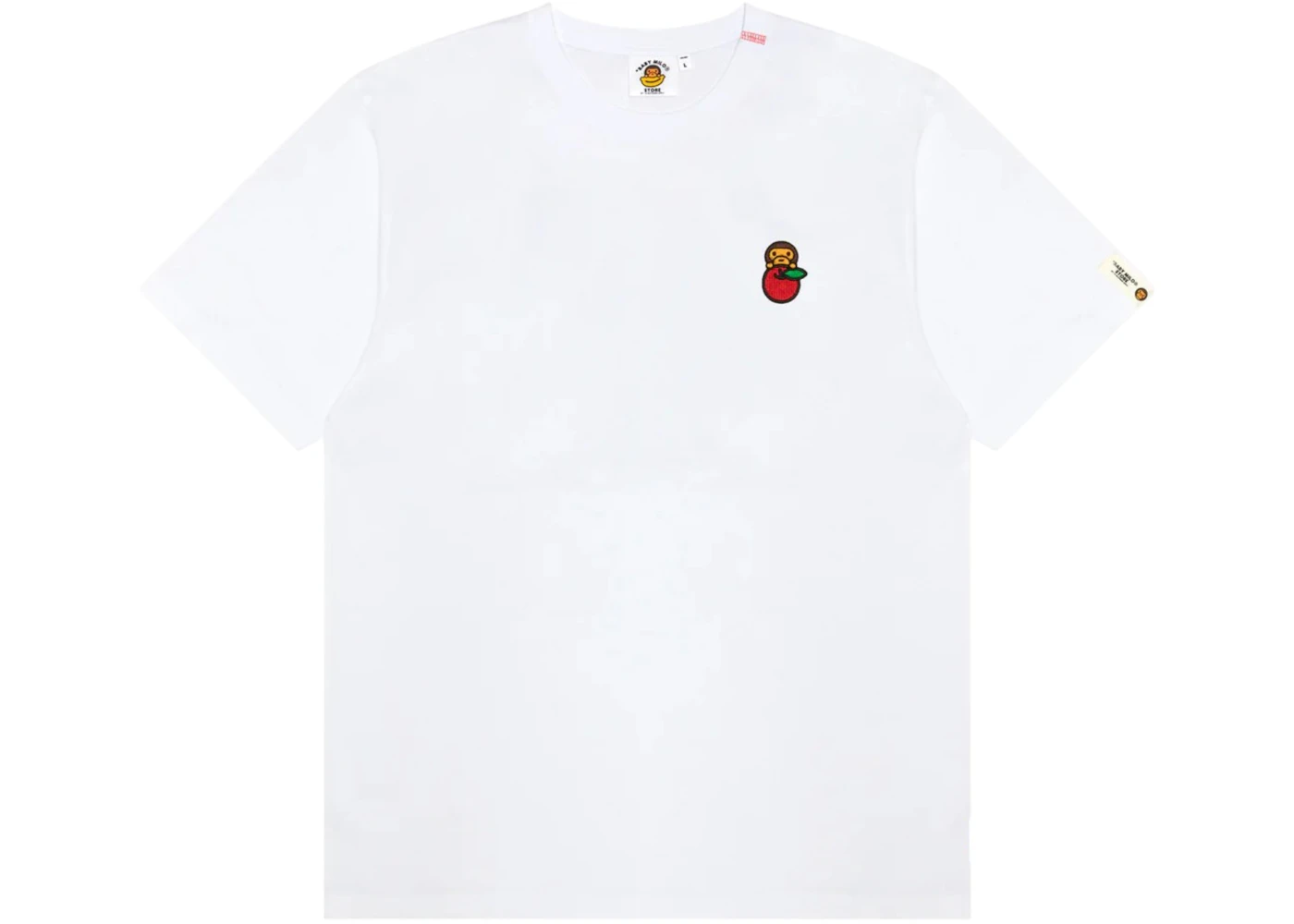 BAPE Women's Baby Milo Apple Tee White
