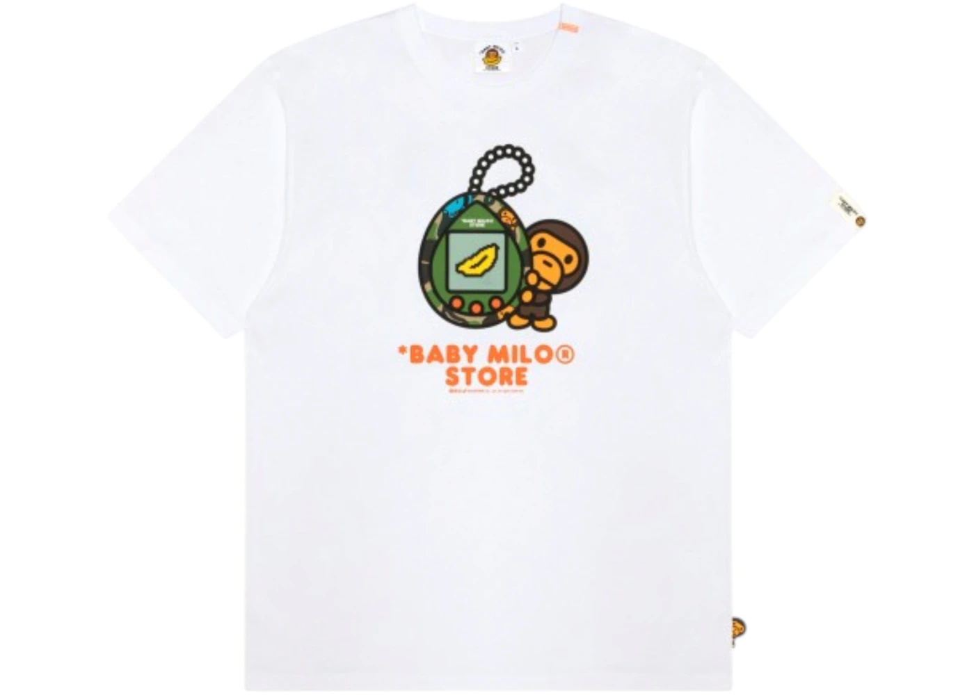 BAPE Baby Milo Tamagotchi Regular Tee White