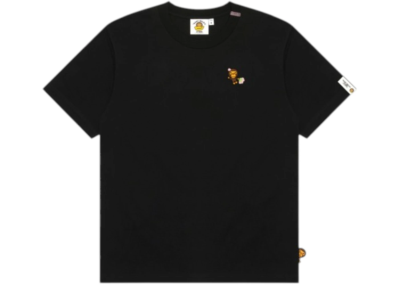 BAPE Baby Milo Graphic Regular Fit Tee Black