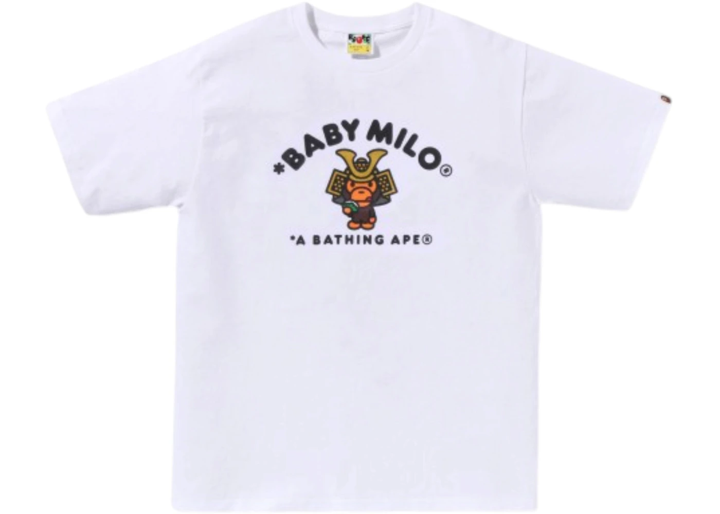 BAPE Kabuto Baby Milo College T-shirt White