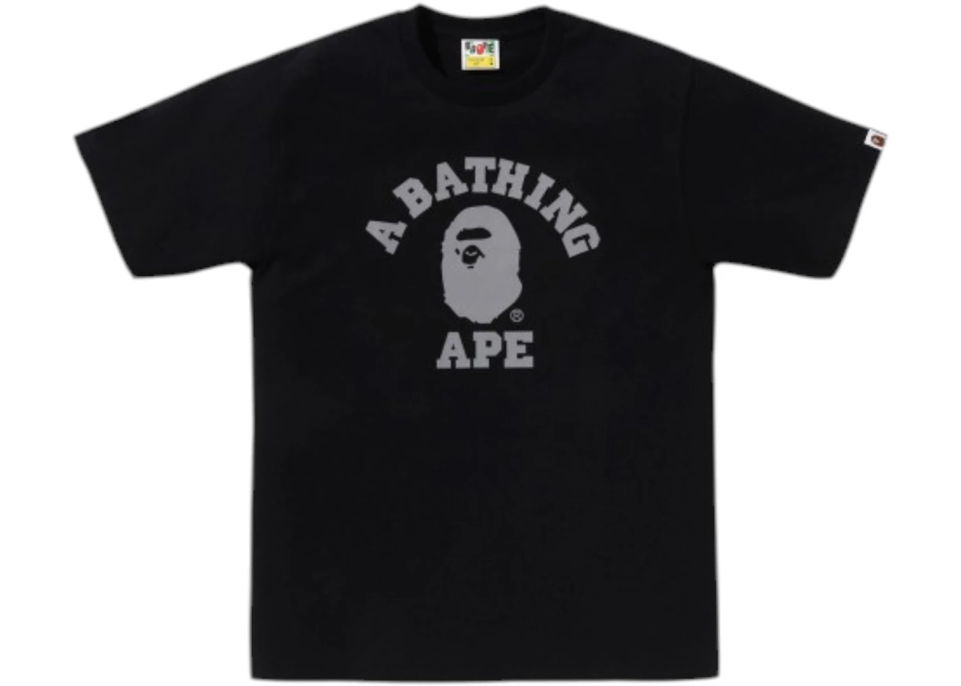 BAPE Reflective on College T-shirt Black (SS26)