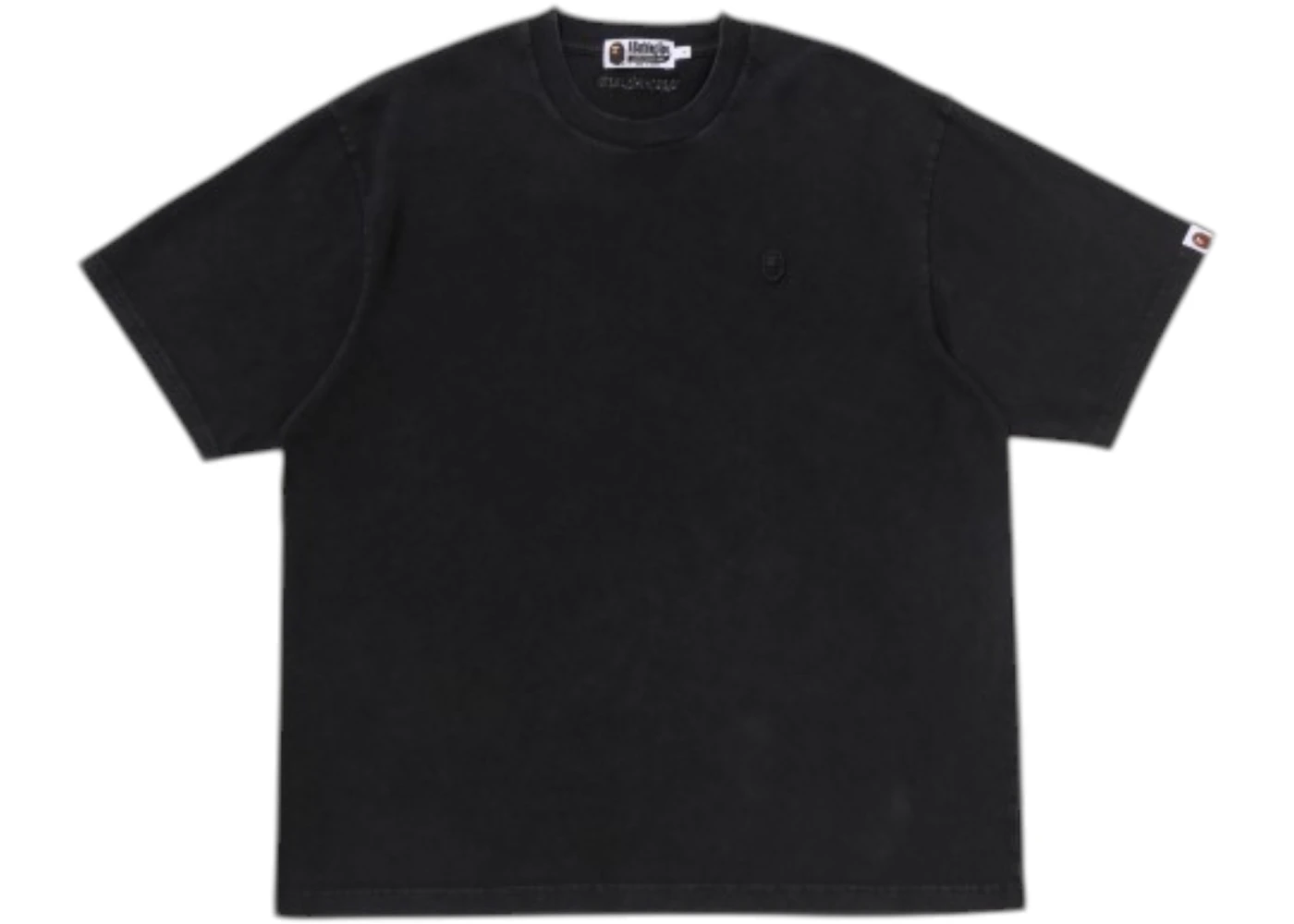BAPE Garment Dye One Point Relaxed Fit T-shirt (SS26) Black