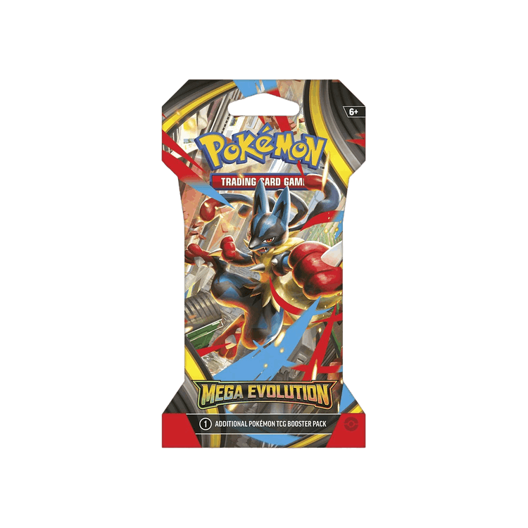 Pokémon Mega Evolution Sleeved Booster Pack (Mega Lucario Artwork)