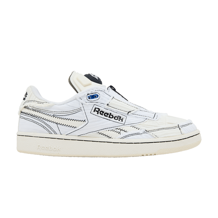 Market x Reebok Club C 85 Pump 'Chalk Black'