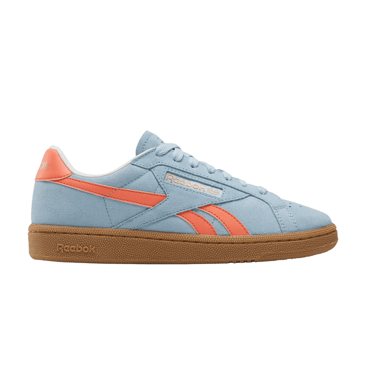 Reebok Wmns Club C Grounds UK 'Soft Blue Supercharged Coral'
