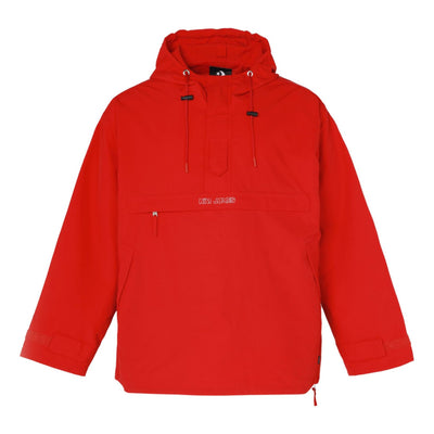 Men's Converse x Kim Jones Crossover Casual Sports Half Zipper Hooded Jacket Red
