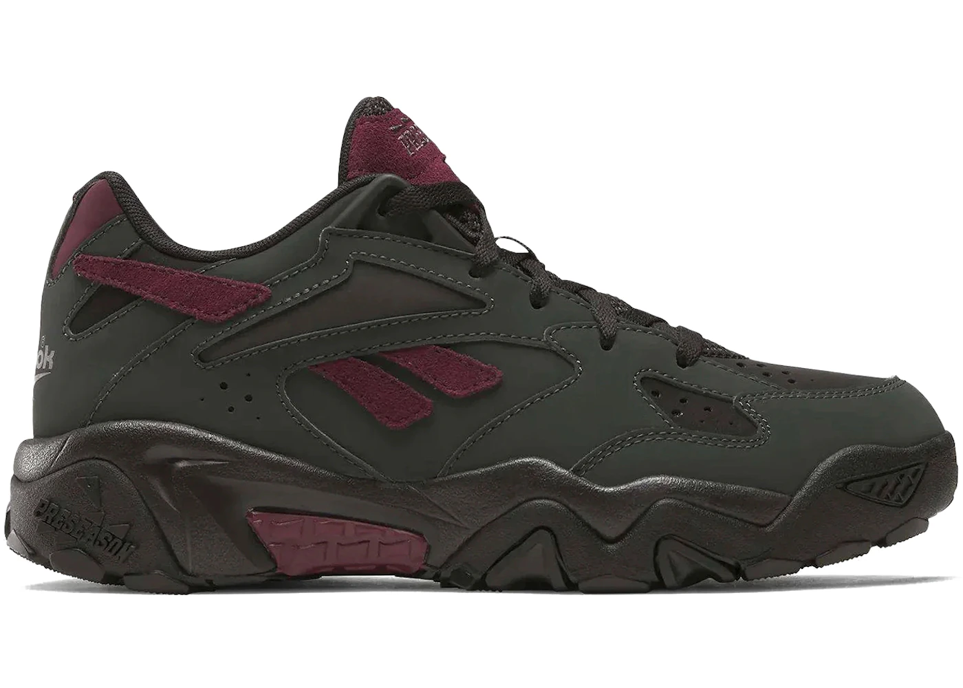 Reebok Preseason 94 Low Grey Black Cherry