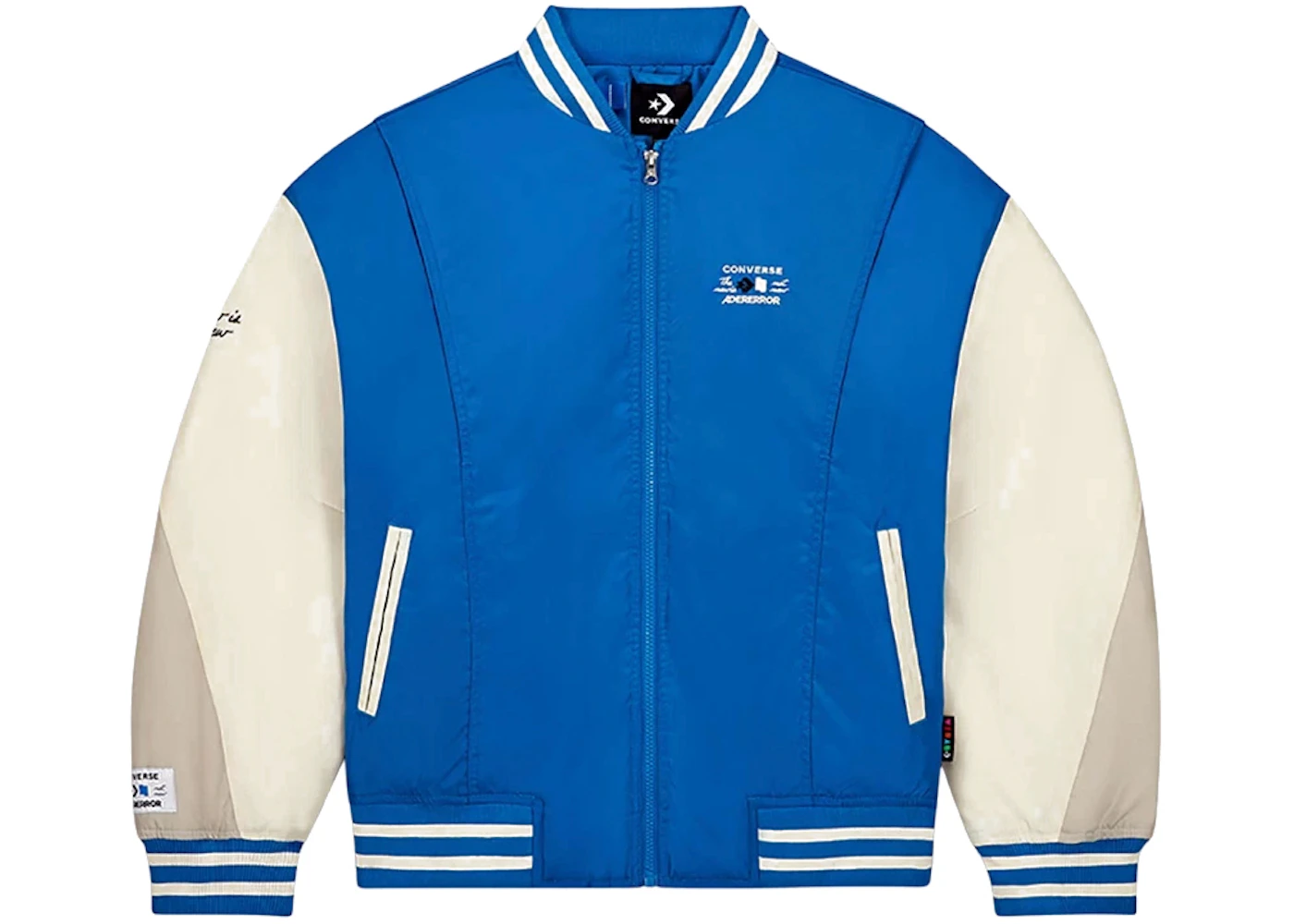 ADER error x Converse Shapes Varsity Jacket Cobalt