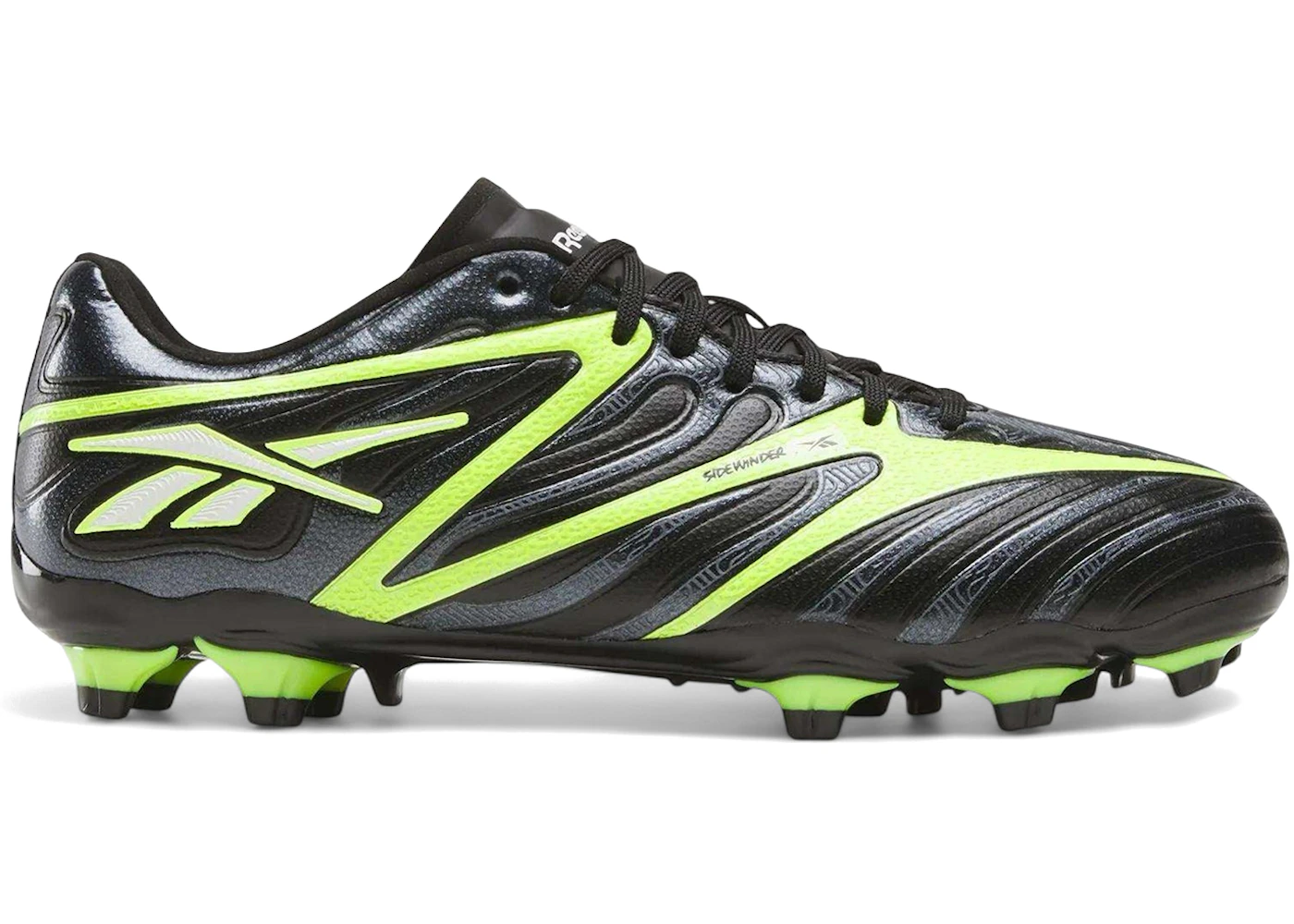 Reebok Sidewinder 26 League FG Black Digital Lime (GS)