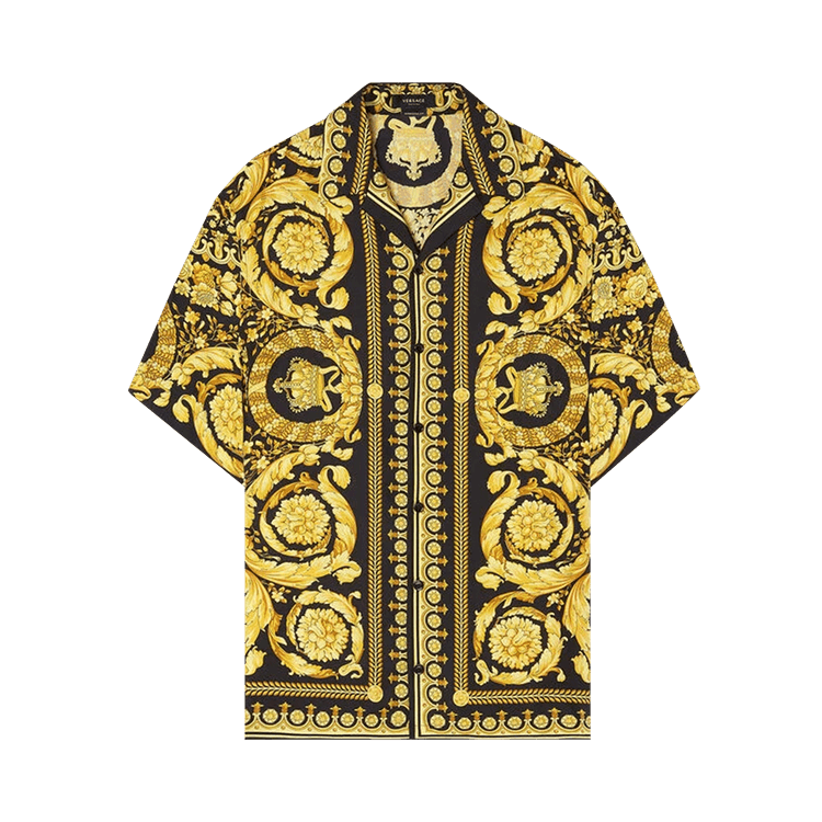 Versace Barocco Silk Shirt 'Gold'