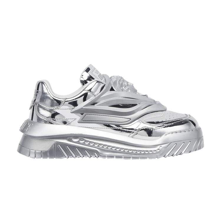Versace Odissea Caged Rubber Medusa Sneaker 'Silver'