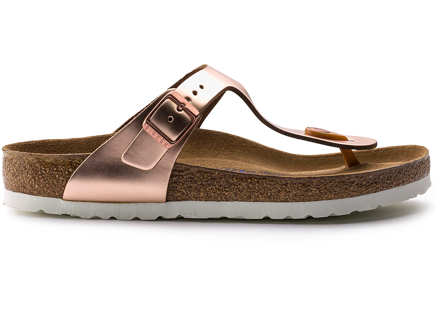 Birkenstock Gizeh Softbed Metallic Cooper (Women's)