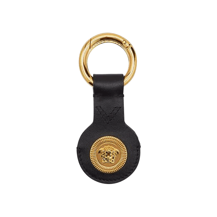 Versace Logo Keychain 'Black/Versace Gold'