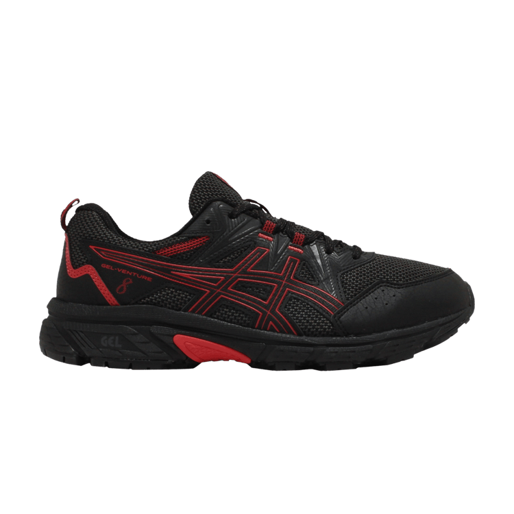 Asics Gel Venture 8 4E Wide 'Black Eletric Red'