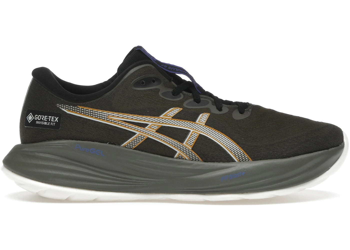 ASICS Gel-Cumulus 27 Gore-Tex Brown Stone Whisper Green