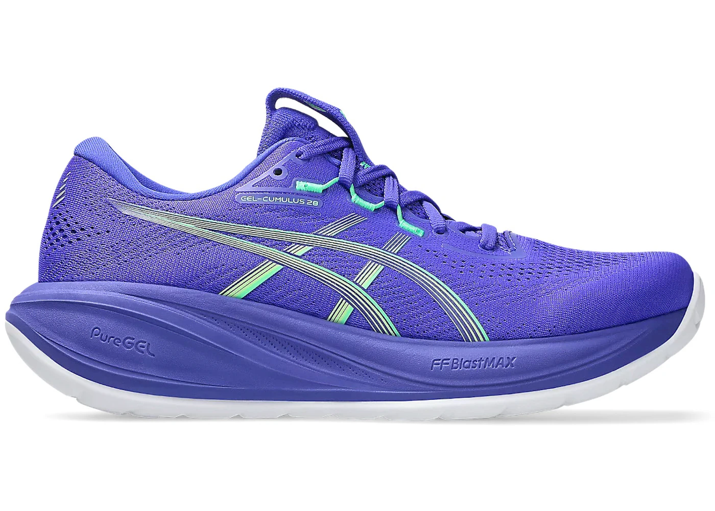 ASICS Gel-Cumulus 28 Cobalt Burst Illuminate Green