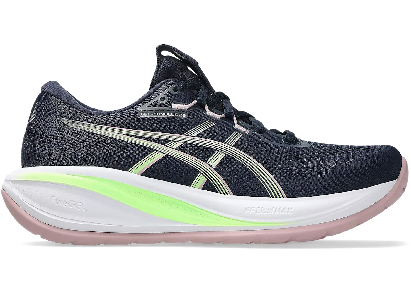ASICS Gel-Cumulus 28 Midnight Illuminate Green (Women's)