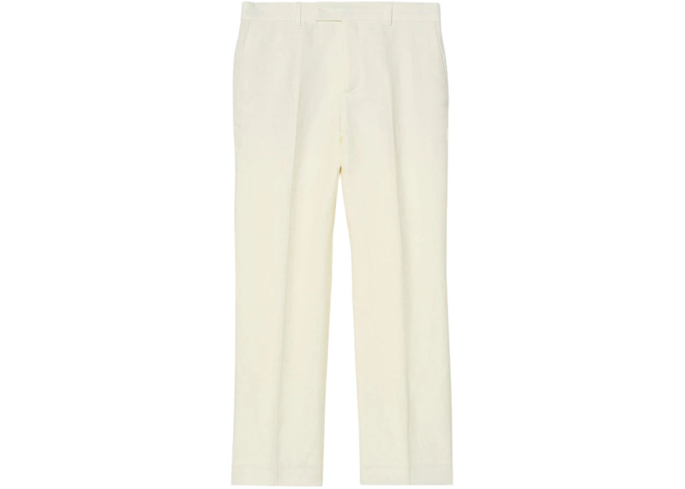 Bad Bunny x Zara Herringbone Linen-wool Relaxed Fit Suit Pants Ecru