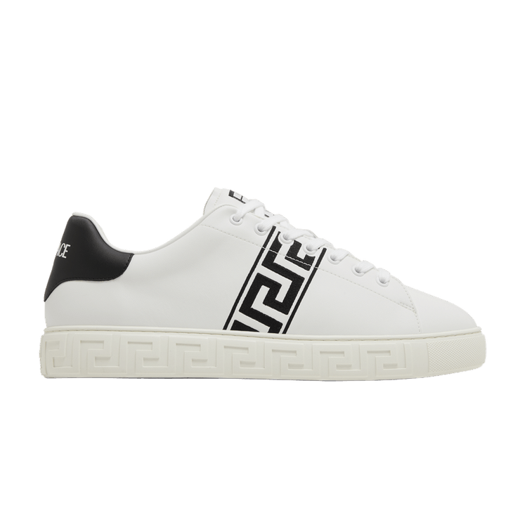 Versace Embroidered Greca Sneaker 'White Black'